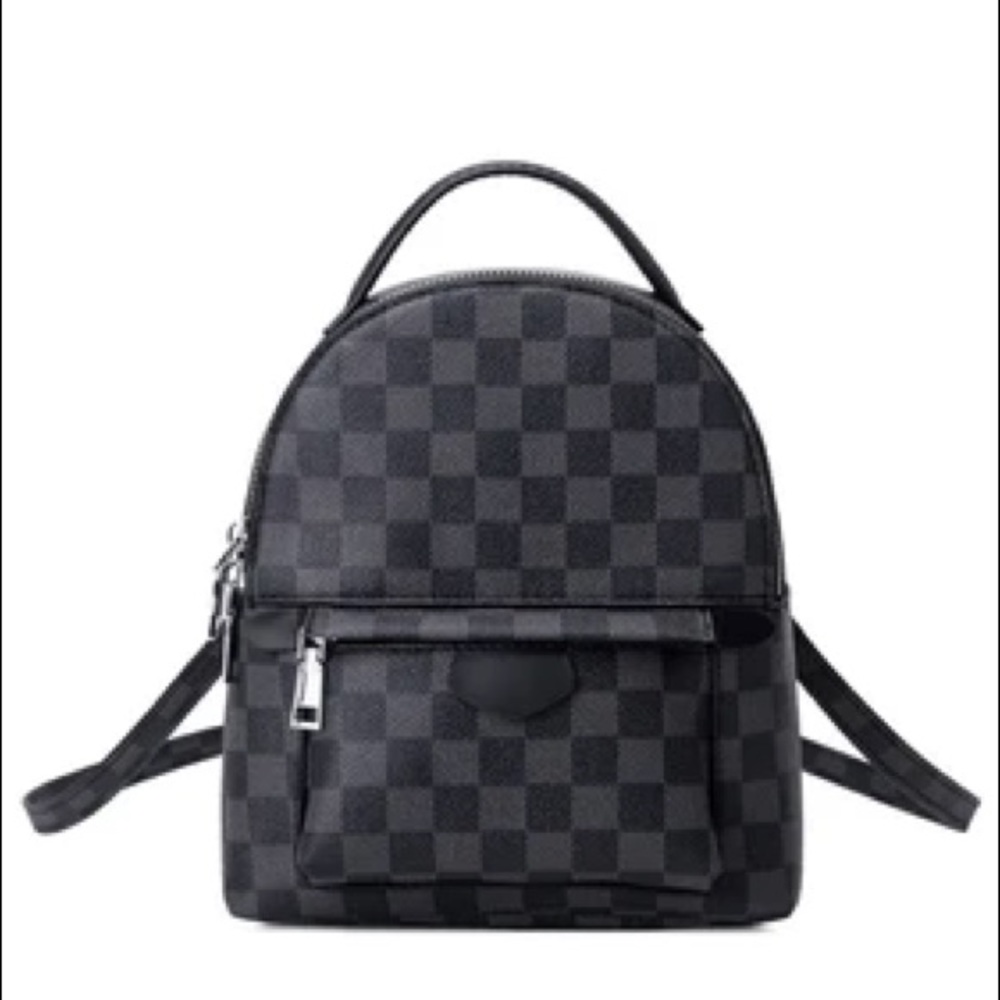 Checkered backpack. New.